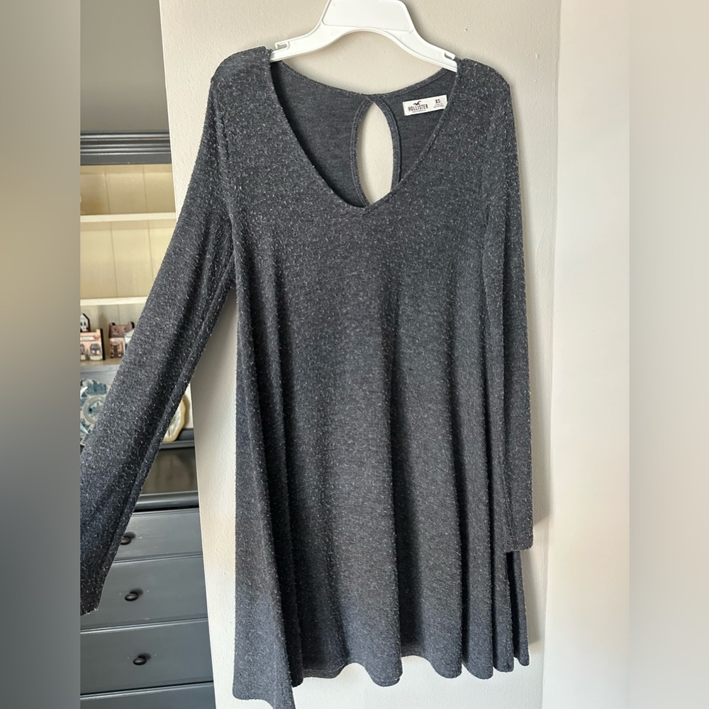 Hollister Charcoal Knit Top